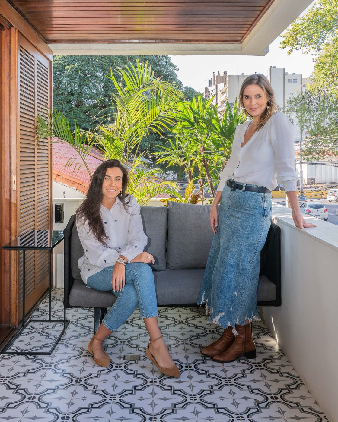Julia Dable Toledo e Roberta Azmus, fundadoras da AIRE Arquitetura
